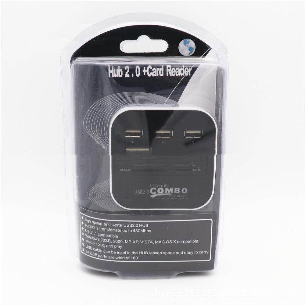 Usb Splitter Multi-function Card Reader Four In One
