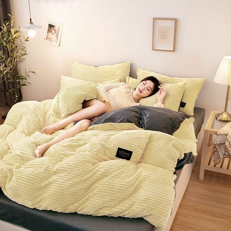 Milk Fiber Thickened Thermal Bedding