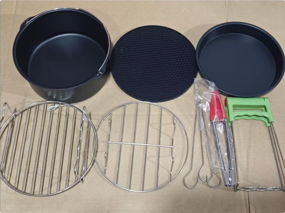 Air fryer accessories cake bucket pizza pan 7 inch