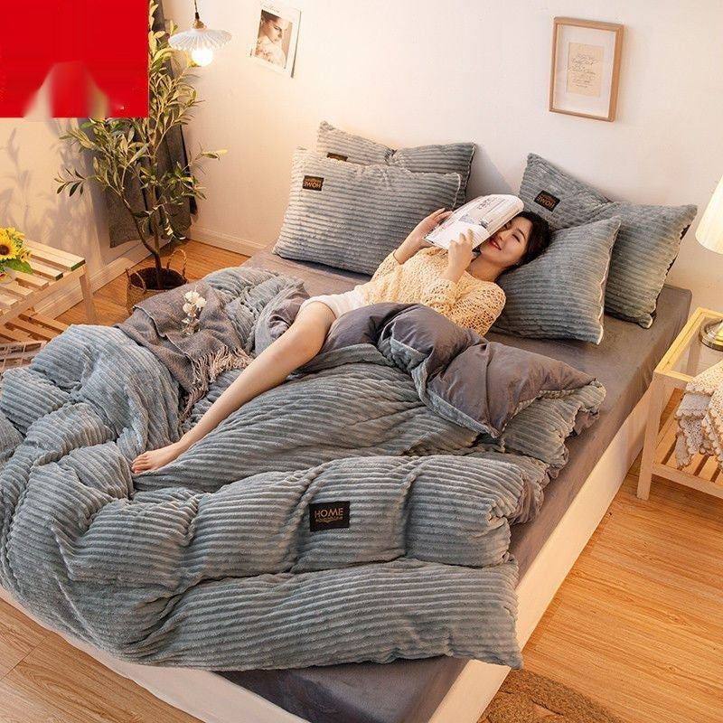 Milk Fiber Thickened Thermal Bedding