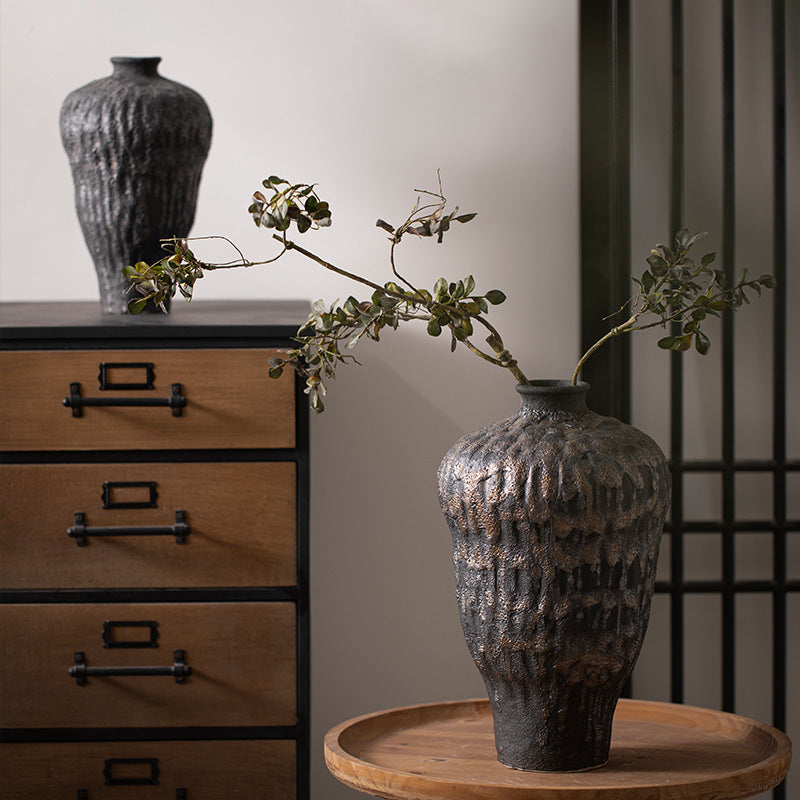 Handmade Ceramic Vase Silent Zen Decorations