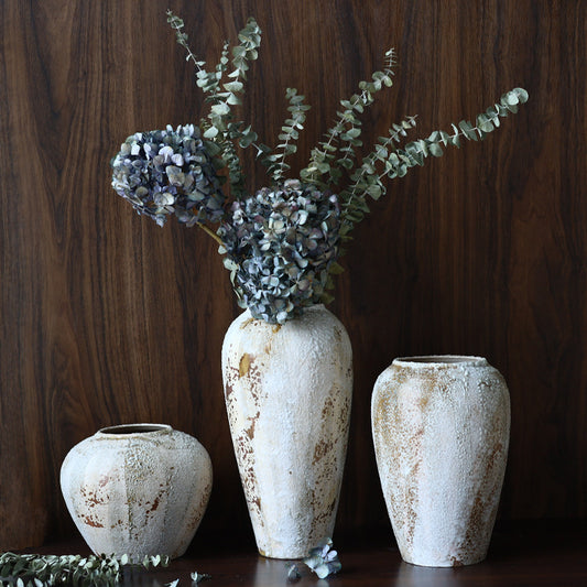 Retro Stoneware Ceramic Chinese Creative Vase Home Decorations