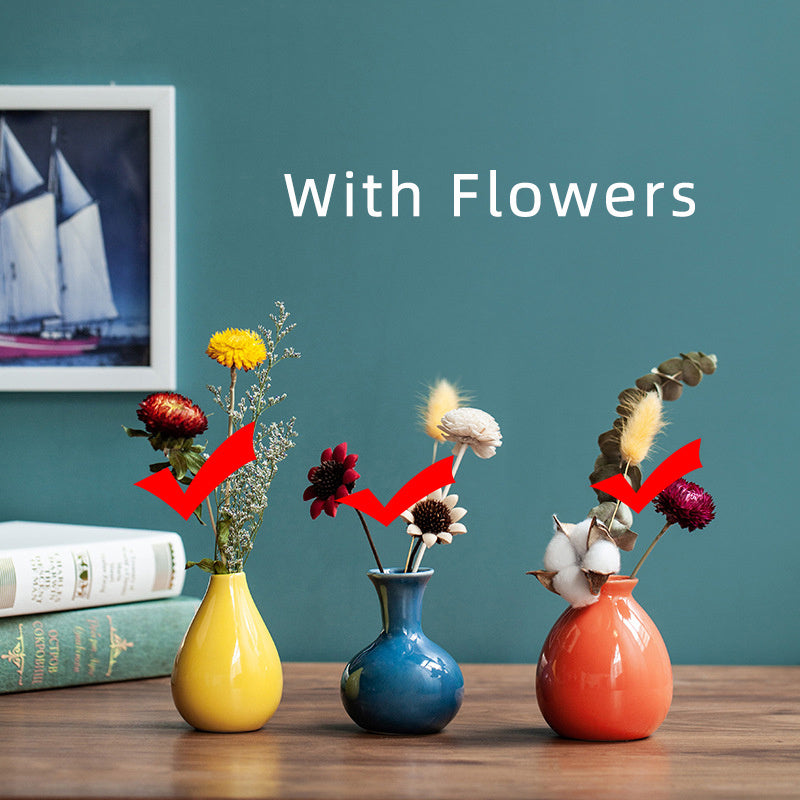 Ceramic Mini Vase Decorations Originality