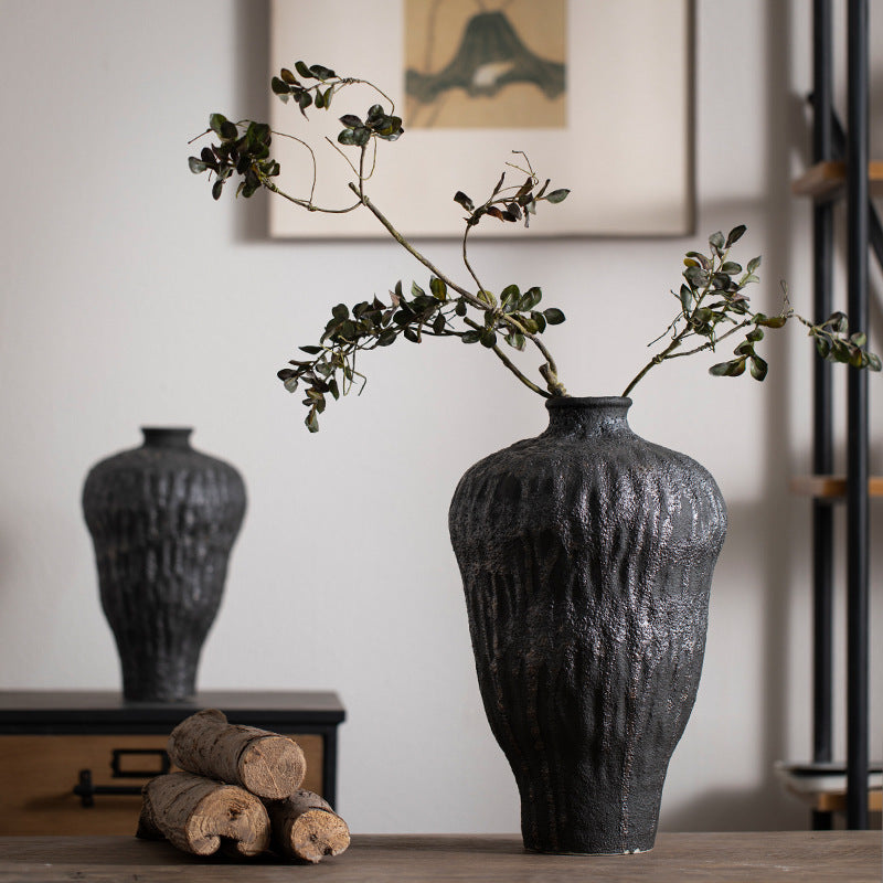 Handmade Ceramic Vase Silent Zen Decorations