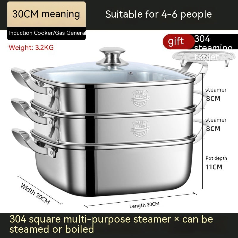 Square Steamer Household Multi-function