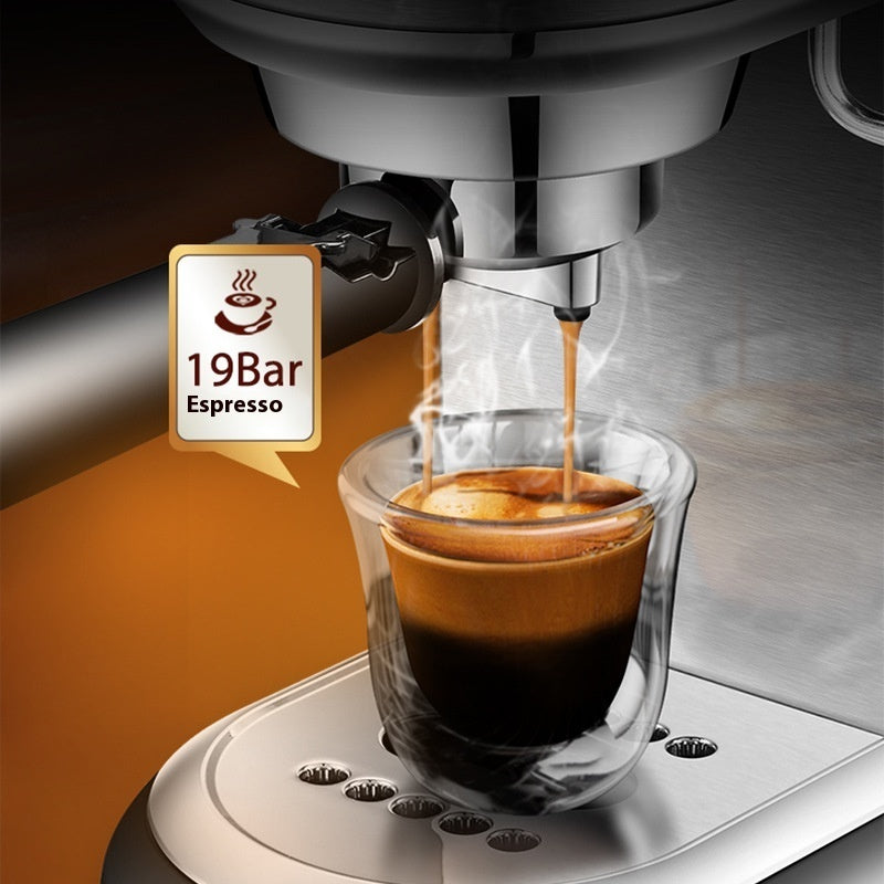 Italian American Hot And Cold Double Temperature Semi-automatic Household Coffee Machine