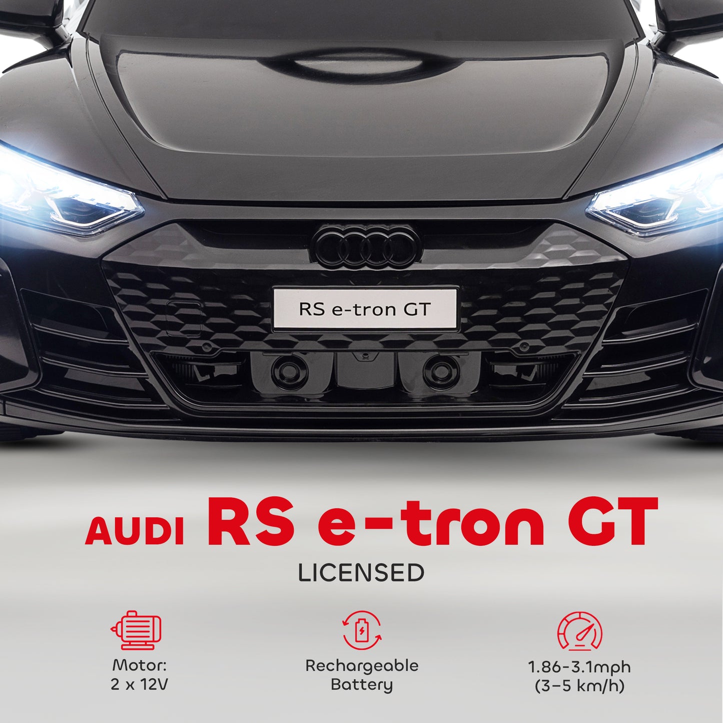 Licensed Audi RS e-tron GT 12V Ride On Car Truck for Kids
