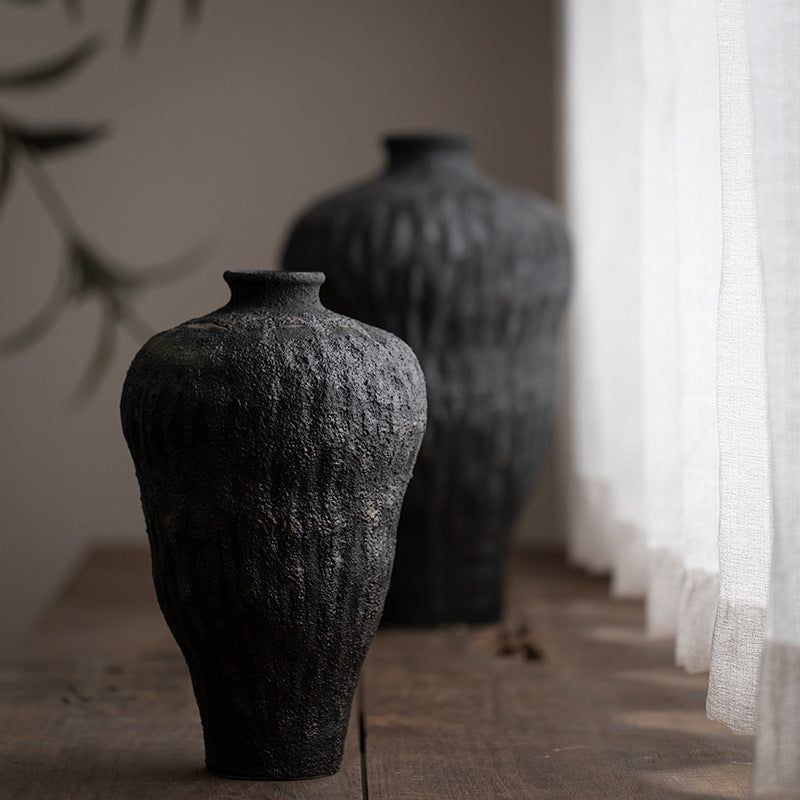 Handmade Ceramic Vase Silent Zen Decorations