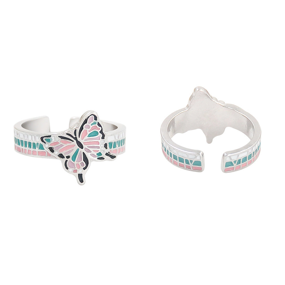 Impression Ring Anime Pattern Unisex