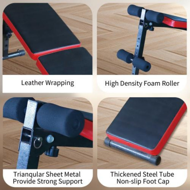 Home Gym Multifunktionale Einstellbare Kraft Training Faltbare Sit-up Fitness Bank