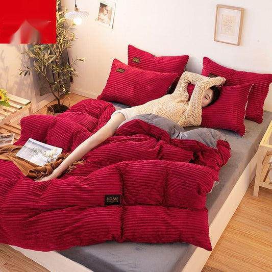 Milk Fiber Thickened Thermal Bedding