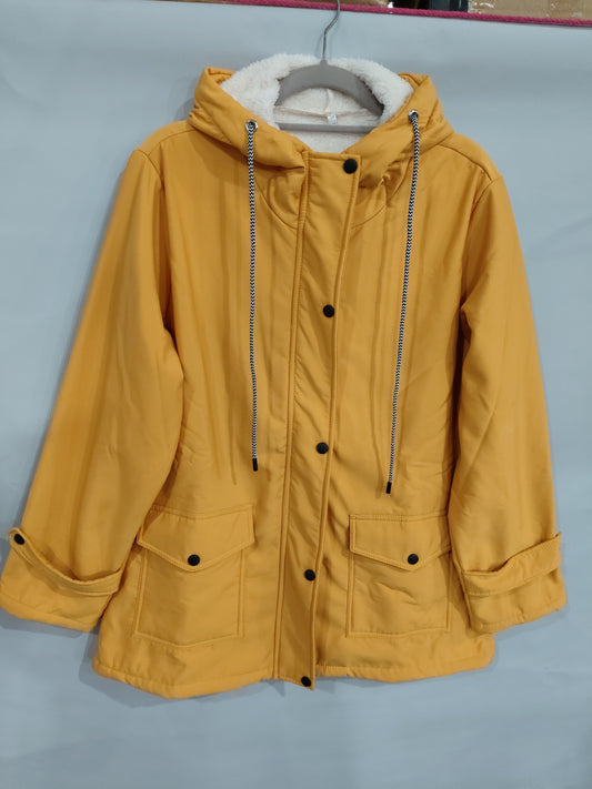 Fleece Jacket Outdoor Mountaineering Hooded Coat Winter Outwear