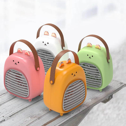 Spray Fan Humidification Cooling USB Portable Mute Desktop Fan