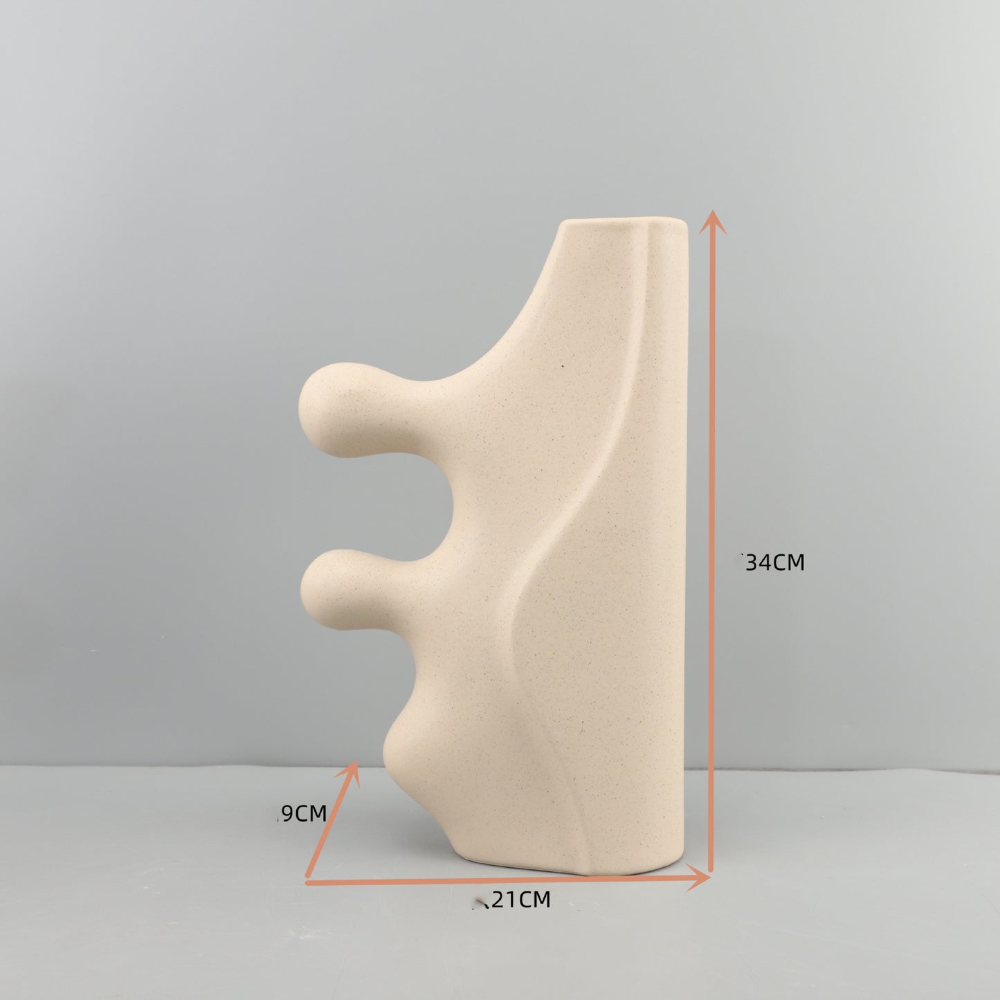 Simple Modern Ceramic Geometric Vase TV Cabinet Sample Room Decorations Ornaments