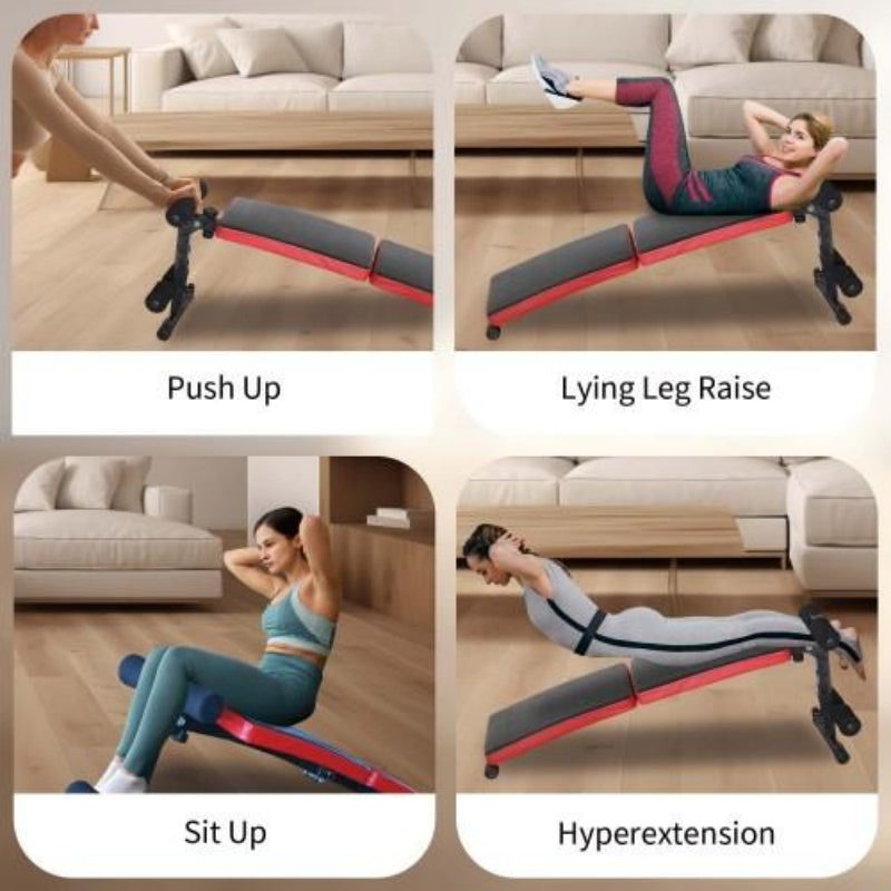 Home Gym Multifunktionale Einstellbare Kraft Training Faltbare Sit-up Fitness Bank