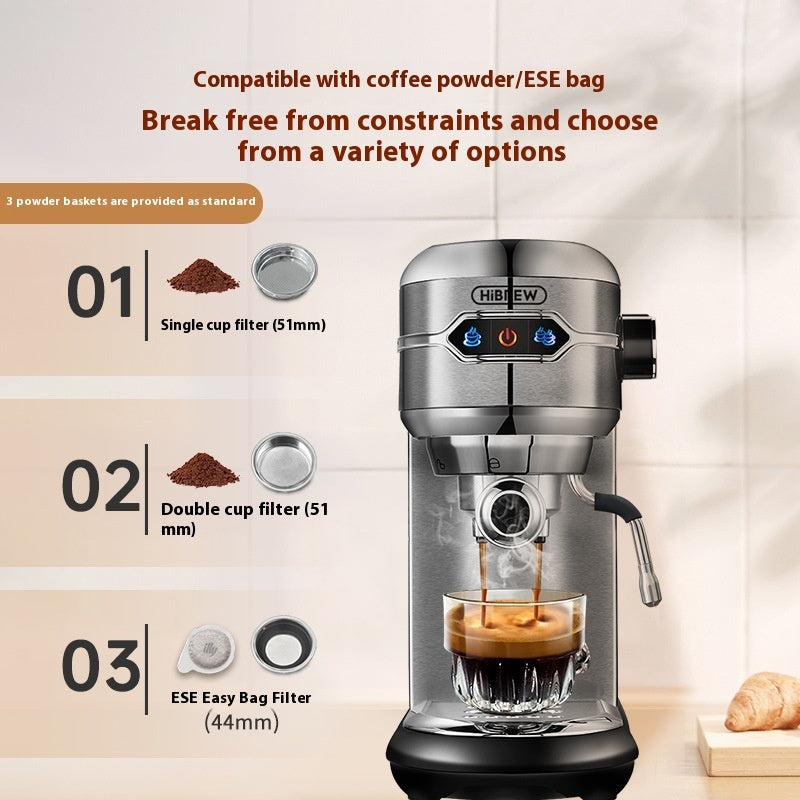 Italian American Hot And Cold Double Temperature Semi-automatic Household Coffee Machine