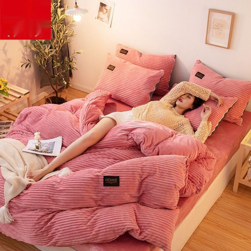 Milk Fiber Thickened Thermal Bedding