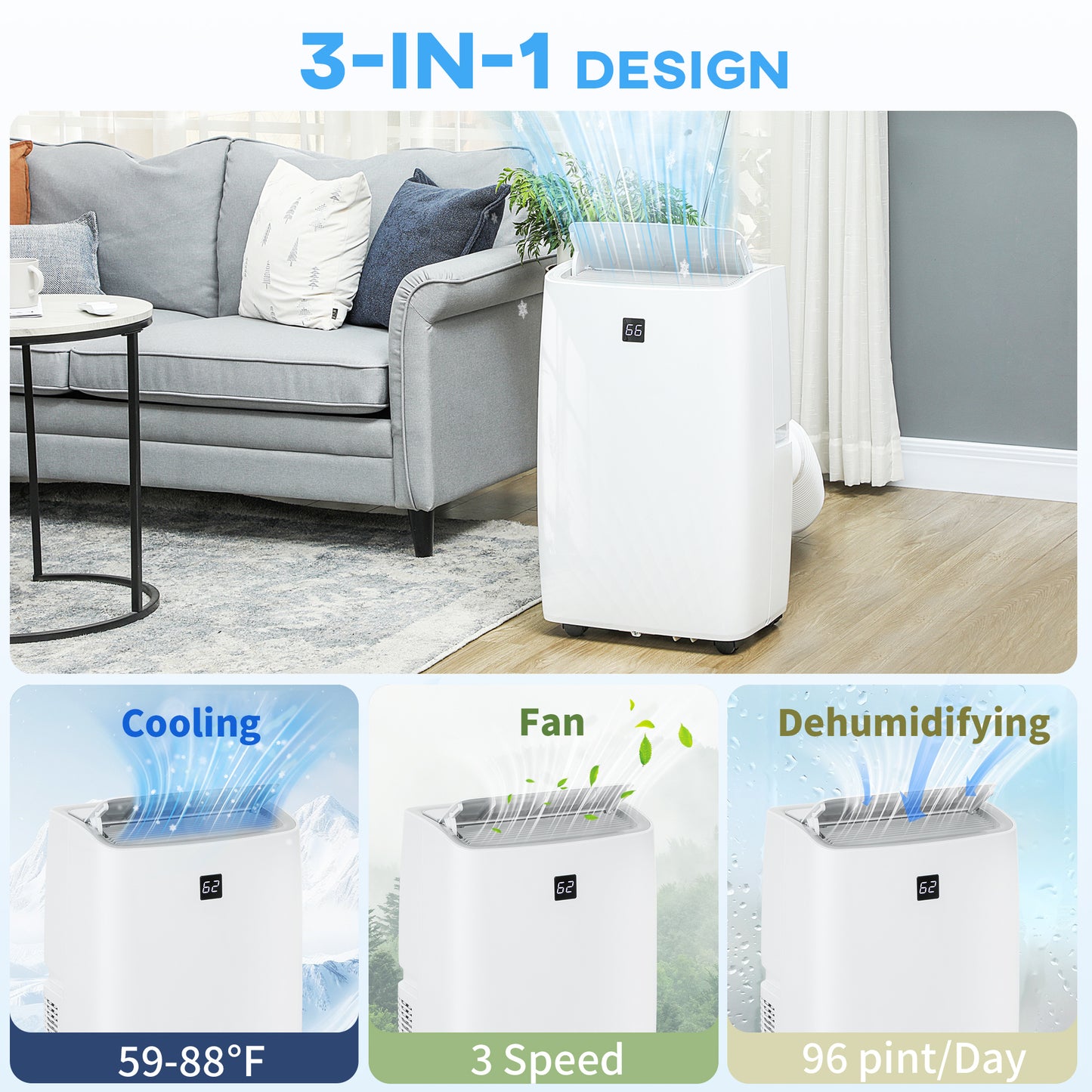 14000 BTU Portable Air Conditioner