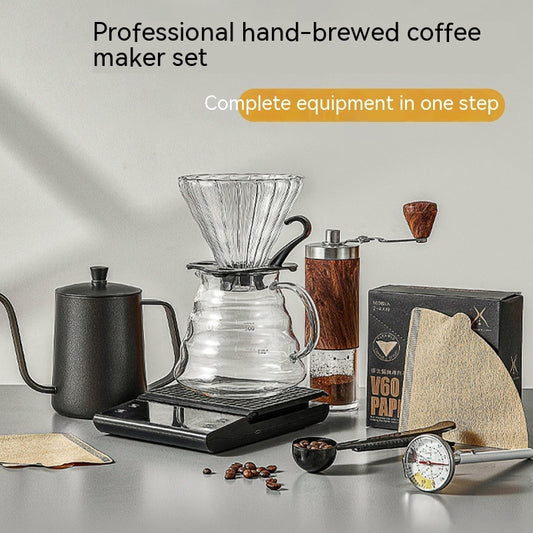 Full Set Of Portable Hand Brewed Coffee Pot Set