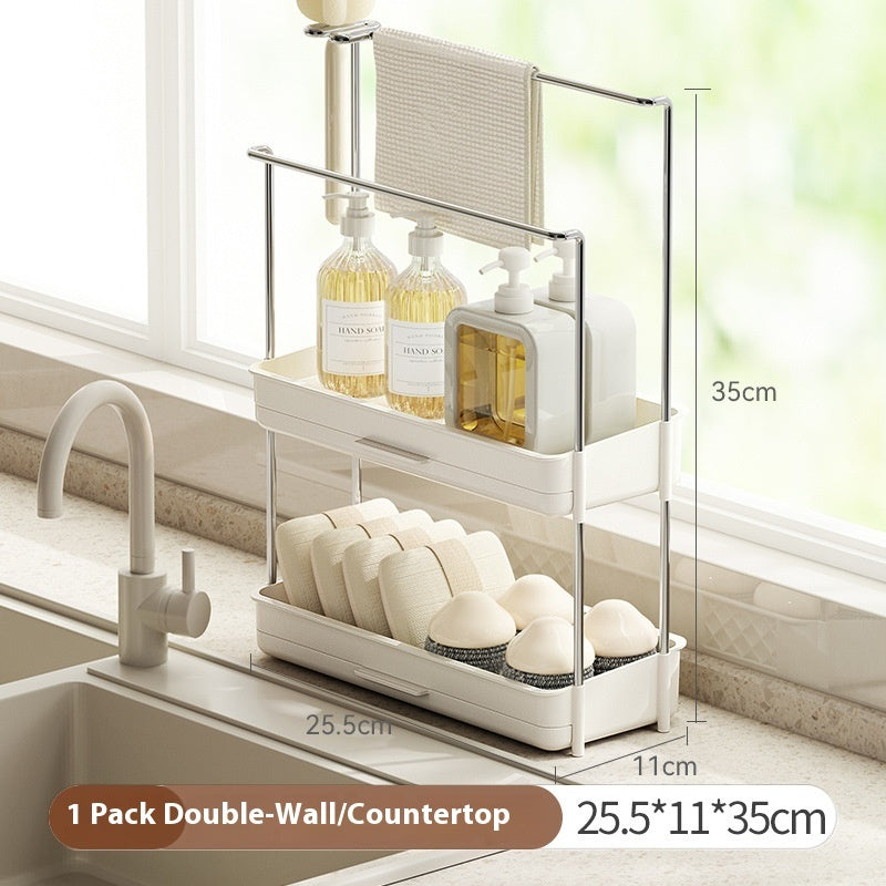 Multi-layer Rag Storage Rack Kitchen Storage Rack