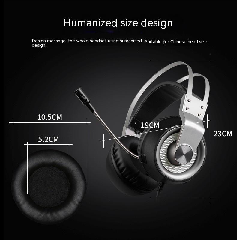Head-mounted Computer Low Sound Effect Gaming Electronic Sports Headset